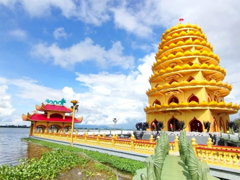 Mùa nước nổi tại Dinh Sơn Trung Đức Cố Quản Trần Văn Thành 📸 Hoàng Dũng