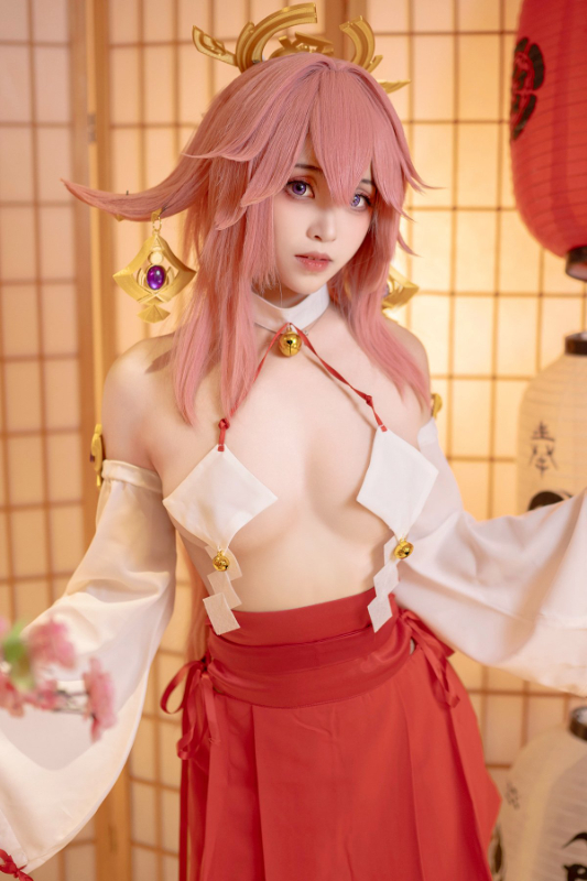 Cosplay Yae Miko - Mẫu ảnh Bang Ni